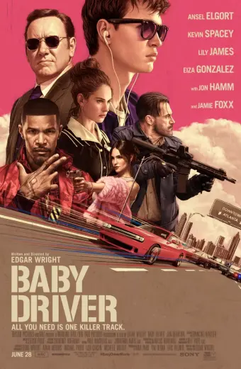 Coi phim Quái xế Baby HD Vietsub (Baby Driver)